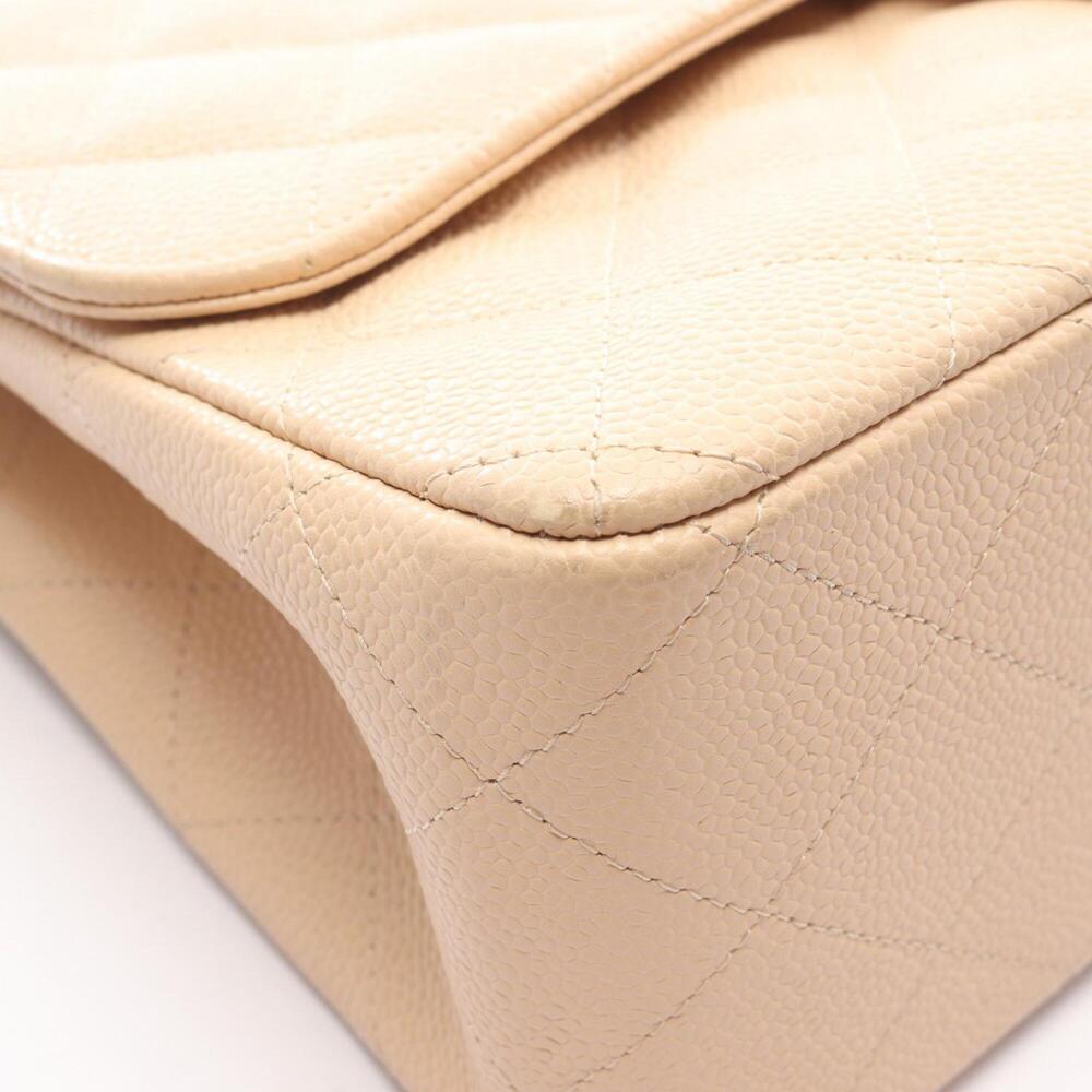 Chanel 30 Classic Large Double Flap Shoulder Bag/Handbag, Caviar Leather (Gra... - Picture 8 of 11
